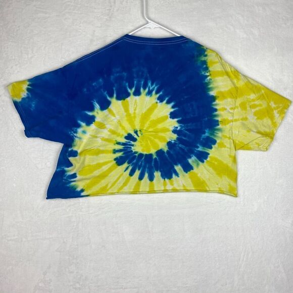 Nickelodeon SpongeBob SquarePants Crop Top Womens Extra Large Yellow Blue Casual - Picture 3 of 8
